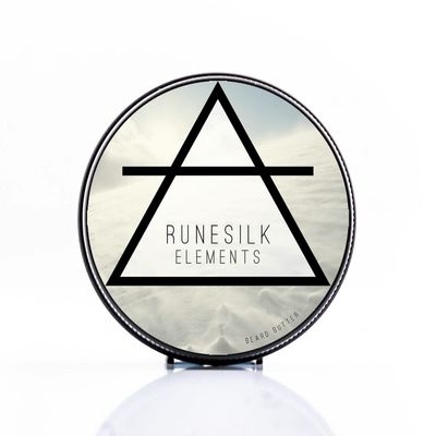 Elements Air Beard Butter by RUNESILK | All-Natural | Vegan-Friendly | Leave-In Conditioner with Shea, Cocoa & Mango Butter - 50g