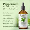 100ML Large Peppermint Essential Oil, 100% Natural, Pure & Undiluted, Best for Hair, Dandruff, Skin, Face, Cold, Congestion, Steam & Diffuser view 2