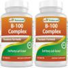 Best Naturals B 100 Complex 120 Tablets (120 Count (Pack of 2)) view 1