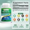 Best Naturals Vitamin B1 as Thiamine Mononitrate 500 mg 120 Tablets (120 Count (Pack of 2)) view 2