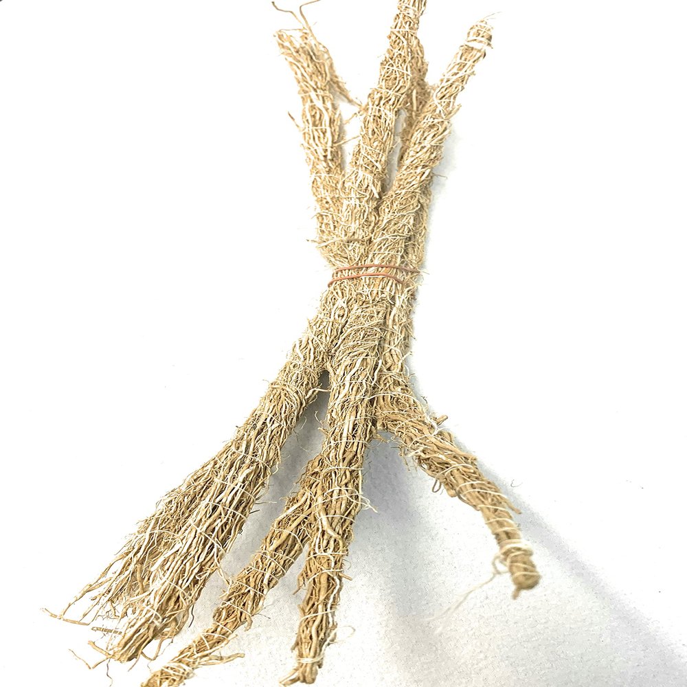 Gongolili Vetiver roots/Khus roots/stem bundle (Large rods 40g)
