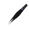 Abdul of Sialkot Pointed Tweezers ,Needle Nose Tip, Sharp Precision Ingrown Hair, Surgical Pointed for Blackheads & Splinters/Best Tweezers for Eyebrows (Reg black) view 1