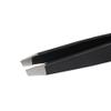 Abdul of Sialkot Tweezers for Eyebrows - 1 Pack Slant Tip Professional Stainless Steel Eyebrow Tweezers for Women & Men - Great Precision on Brow, Facial Hair & Ingrown Hair (Black) view 2