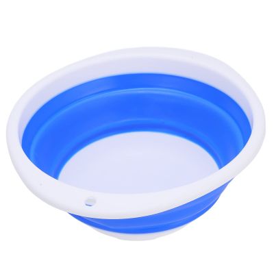 Plastic Basin, Practical Convenient Portable Collapsible Dish Basin for Washing Face for Washing Feet for Washing Vegetables(Big)