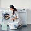 Metal Washing Powder Tin Washing Powder Box Washing Powder Storage Box Container and Scoop Home Sweet Home Laundry Powder Box Detergent Box Storage Tank Laundry Can Lid for Powder Detergent Can view 2