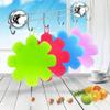1pc Silicone Dishwashing Sponge Brush Kitchen Cleaning Pad Scrubber Flower Dishwashing Brush (random Color) view 2