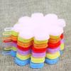 1pc Silicone Dishwashing Sponge Brush Kitchen Cleaning Pad Scrubber Flower Dishwashing Brush (random Color) view 3
