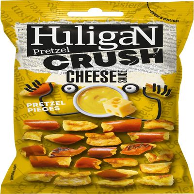 Huligan Pretzel Pieces Cheese 65g Pack of 6