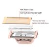 2 Pack Replacement Body Razor head Compatible with Finish Touch Flawless Nu Razor Replacement Blades incude a clean brush,Rose Gold view 4