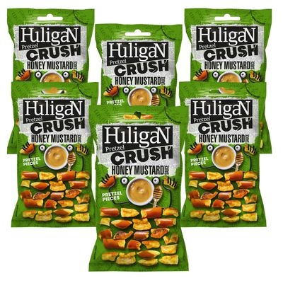 Huligan Pretzel Pieces Honey Mustard 65g Pack of 6