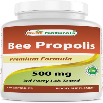 Best Naturals Bee Propolis 500 mg 120 Capsules (120 Count (Pack of 2))