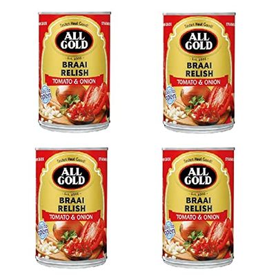 All Gold Tomato Products - Braai Relish 410g 4 pack