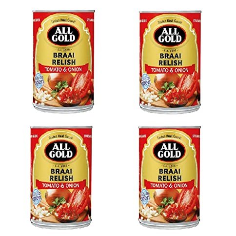 All Gold Tomato Products - Braai Relish 410g 4 pack