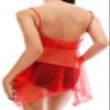 Pradize Women's Nightwear Dress - Transparent Babydoll - 40-75 Kg Black view 4