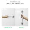 2 Pack 24 Inch Grab Bars for Bathtubs and Showers, Anti Slip Shower Grab Bars Stainless Steel Shower Handle Toilet Handicap Elderly Senior Assist Bathroom Saft Handle view 3