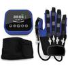 ZWJABYY Rehabilitation Robot Gloves,For Hand Rehabilitation And Stroke Hemiplegia Patient,Smart Glove Air Pressure Finger Straightening Brace Guard Protector,LCD Touch Screen,L-BlueRighthand view 1