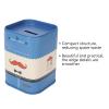 Blade Container,Removable Design Large Capacity Compact Structure Beautiful Practical Blade Disposal Case for Home(Blue beard) view 2