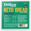 Dillon Organic Chia Flax Keto Bread | Gluten-Free, High Fibre, Vegan, Low Sugar, Diabetic-Friendly, High Omega-3, UPF Free - Unsliced, 250g view 1