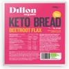 Dillon Organic Beetroot Flax Keto Bread | Gluten-Free, High Fibre, Vegan, Low Sugar, Diabetic-Friendly, High Omega-3, UPF Free - Unsliced, 250g view 1