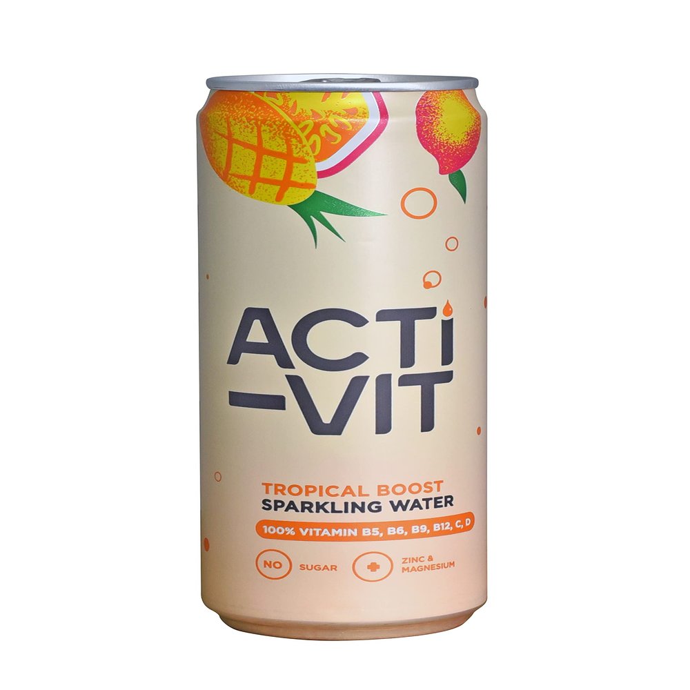 Acti-Vit Tropical Boost Sparkling Vitamin Water 330 ml