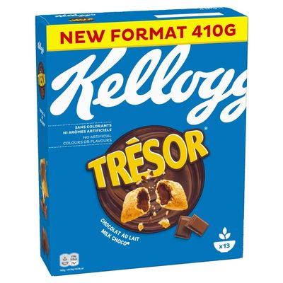 Kellogg's Chocolate Milk Safe | Chocolate Cereal | Individually Wrapped (1 x 410g)