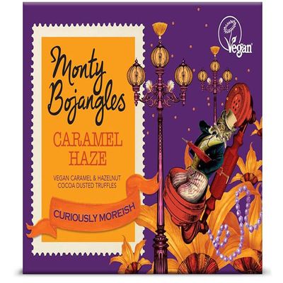Monty Bojangles Caramel Haze Vegan Dusted Truffles Cube 100 g