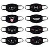US Stock8/9/10 Pieces Adults Protect_Cover_Mask Washable Reusable Fashion Design Skin Care Cotton Fabric Cute Expression (8PCS) view 1
