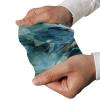 Abstract Floral Peacock Feathers Blue Green Leaves 1 Pair Cooling Sports Arm Sleeves, Cover Uv Sun Protection Warmer for Sports Men Women Running Golf Cycling Riding Jogging view 3