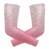 Abstract Pink Gradient Glitter Shiny Stars Lights Texture 1 Pair Cooling Sports Arm Sleeves, Cover Uv Sun Protection Warmer for Sports Men Women Running Golf Cycling Riding Jogging view 1
