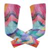 Abstract Bright Colorful Different Geometric Elements 1 Pair Cooling Sports Arm Sleeves, Cover Uv Sun Protection Warmer for Sports Men Women Running Golf Cycling Riding Jogging view 1