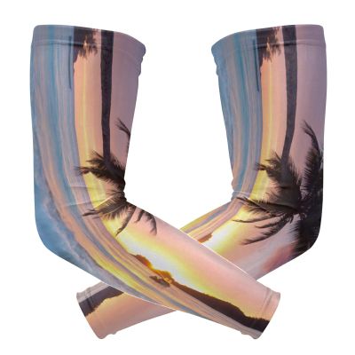 1 Pair Cooling Sports Arm Sleeves Cover Uv Sun Protection Warmer for Sports, Multi 14