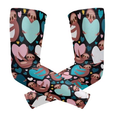1 Pair Cooling Sports Arm Sleeves Cover Uv Sun Protection Warmer for Sports, Multi 12, 11.8"(W)x 19"(L)