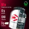 Dymatize Super Mass Gainer Cookies & Cream 2943g - Weight-Gainer Powder + Carbohydrates, BCAAs and Casein view 2