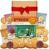 Border Biscuits Gift Set Afternoon Tea Hamper with Border Ginger Crunch 135g, English Afternoon Teabags in a Luxury Tin (40 Teabags) and x10 Border Biscuits - The Perfect Tea and Biscuits Gift Set view 1