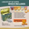 Border Biscuits Gift Set Afternoon Tea Hamper with Border Ginger Crunch 135g, English Afternoon Teabags in a Luxury Tin (40 Teabags) and x10 Border Biscuits - The Perfect Tea and Biscuits Gift Set view 2