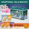 Border Biscuits Gift Set Afternoon Tea Hamper with Border Ginger Crunch 135g, English Afternoon Teabags in a Luxury Tin (40 Teabags) and x10 Border Biscuits - The Perfect Tea and Biscuits Gift Set view 3
