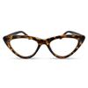 2SeeLife Premium Cat Eye TR-90 Reading Glasses for Women NarrowMedium Fit, Sturdy Frame, Spring Hinges, Stylish Readers, Brown Tortoise, +2.25