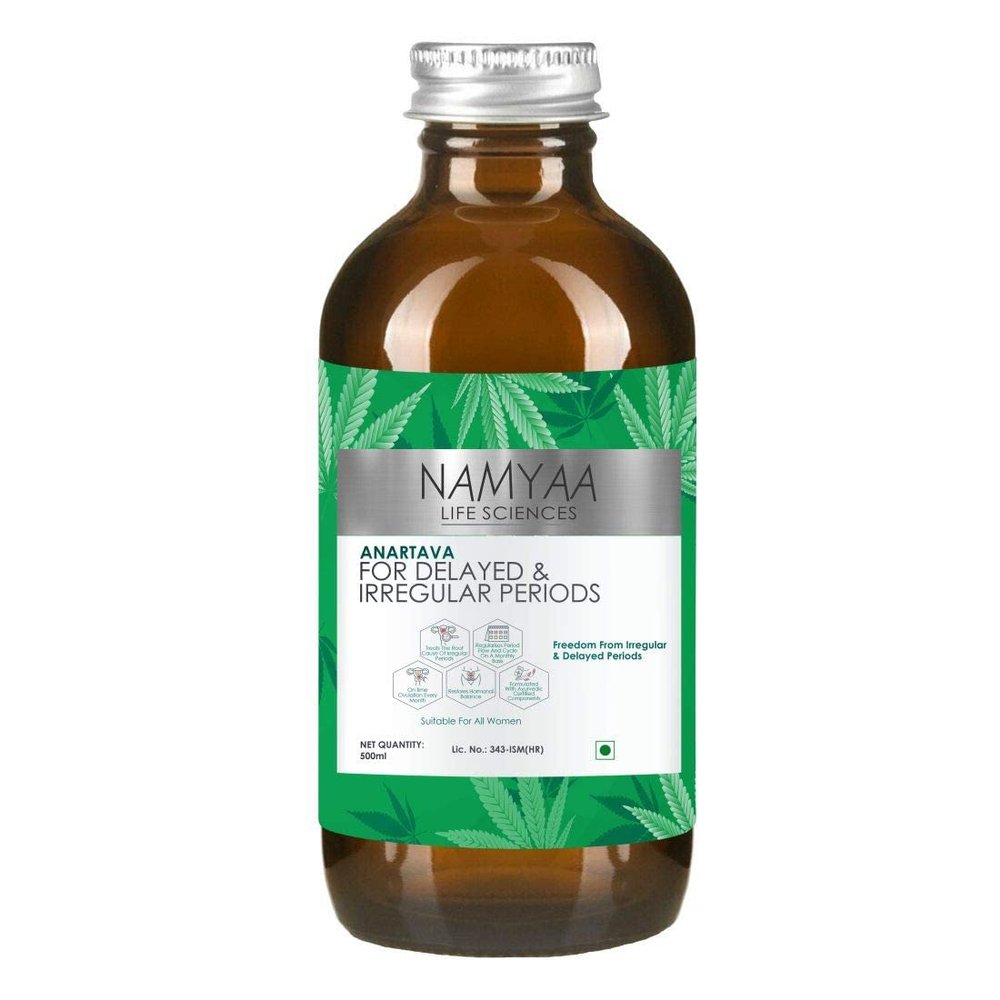 AZAZ Namyaa Anartava -for Delayed and Irregular Periods ml, White, 500 Millilitre