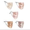 Habac Studio Pack of 5 Satin Silk Face Masks, Face Masks Washable UK, Reusable Face Mask, Mens Face Mask, Silk Mask, Masks for Women, Silk Face Covering, Nose Wire, Adjustable, UK Seller (Nudes) view 2