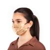 Habac Studio Pack of 5 Satin Silk Face Masks, Face Masks Washable UK, Reusable Face Mask, Mens Face Mask, Silk Mask, Masks for Women, Silk Face Covering, Nose Wire, Adjustable, UK Seller (Nudes) view 4