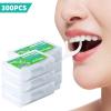 Dental Floss 300 Pieces Dental Floss Stick with Toothpick Holder, Tooth Wire/Dental Care Interdental Flossers with Y-Shape Design, Disposable Dental Floss Sticks / Teeth Cleaner Sticks (300 Pieces) view 2