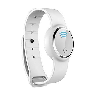 ZZjingli Ultrasonic Mosquito Repellent Electronic Mosquito Repellent Bracelet Outdoor Portable Watch Mosquito Repellent(Black) (Color : White)