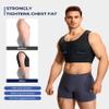 TAILONG Mens Compression Corset Vest Hide Gynecomastia Chest Binder Tank Top Faja para Hombre, Black, Large view 3