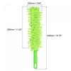 sourcing map Microfiber Duster for Cleaning Washable Double Sided Cleaning Brush Dusting Tool for Computer, Keyboard, Window, Furniture, Home, Kitchen, Office, Green view 2