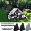 WYZPA Wheelchair Cover Waterproof for Travel,210D Electric Wheelchair Cover with Drawstring,Mobility Scooter Cover Accessories,Protector From Dust Dirt Snow Rain with Storage Bag,Black-100x75x100cm view 2