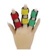 2pcs Finger Splints Adjustable Trigger Finger Splint Finger Bar for Sprains Pain Relief Sports Injury (red + Yellow) view 3