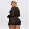 Ann Summers Valentines Visionary Dress  Long Sleeve Womens Mesh Mini Dress  Daring Bedroom Outfit or Party Festival Wear for Women Black view 2