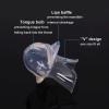 Silicone Anti Snore Devices, 2 Pieces Reusable Transparent and Soft Tongue Retainer Snore Stopper, Anti-Snoring Mouthpiece Suitable for Men and Women to Stop Snoring view 3