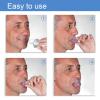Silicone Anti Snore Devices, 2 Pieces Reusable Transparent and Soft Tongue Retainer Snore Stopper, Anti-Snoring Mouthpiece Suitable for Men and Women to Stop Snoring view 4