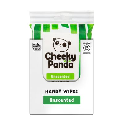 The Cheeky Panda Bamboo Hand Wipes | 12 Packs of 12 Travel Wipes | 100% Plastic Free and Biodegradable Wet Wipes (Packaging May Vary)